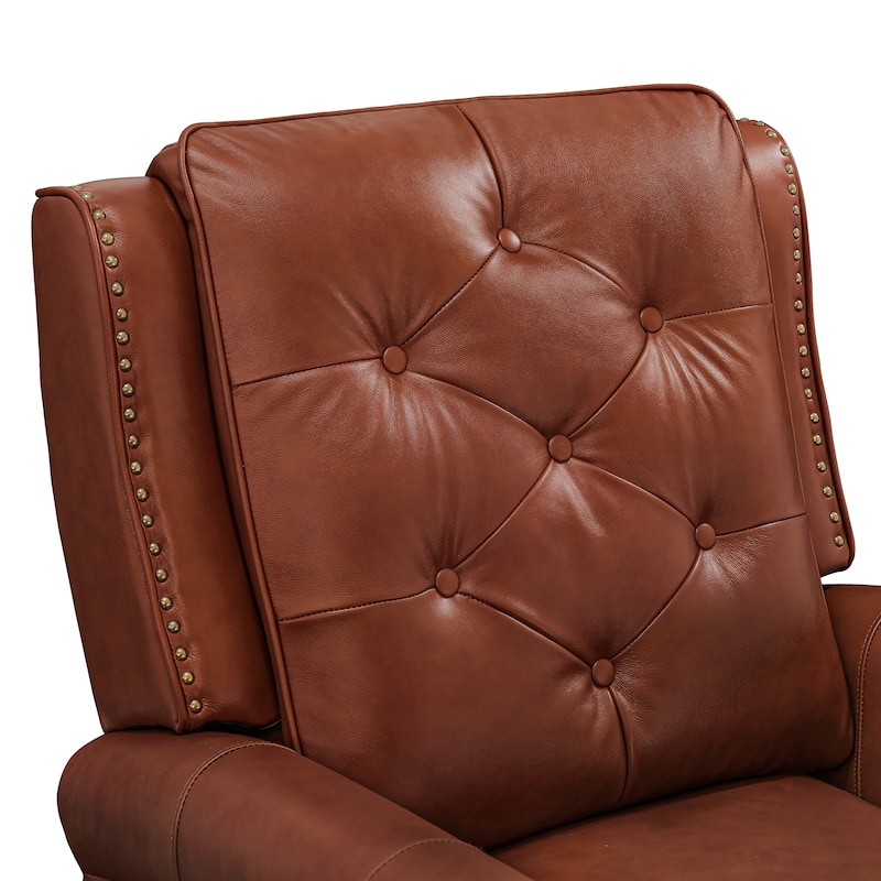 Leather Recliner Chair Accent Chairs for Living Room Set of 2