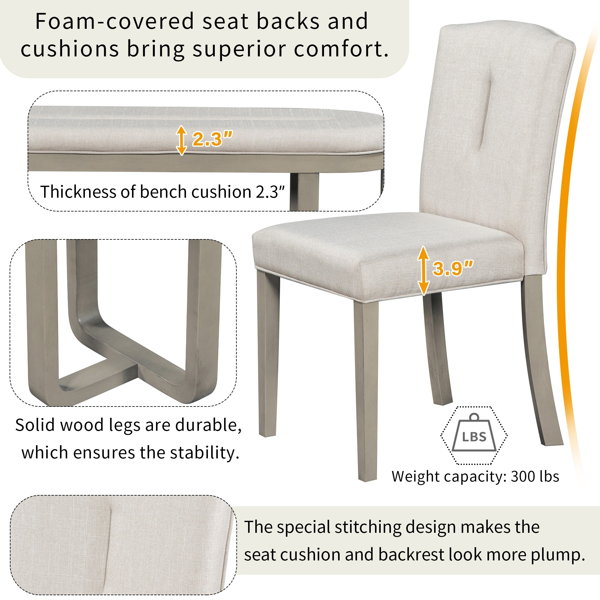 Types of hotsell dining chair backs