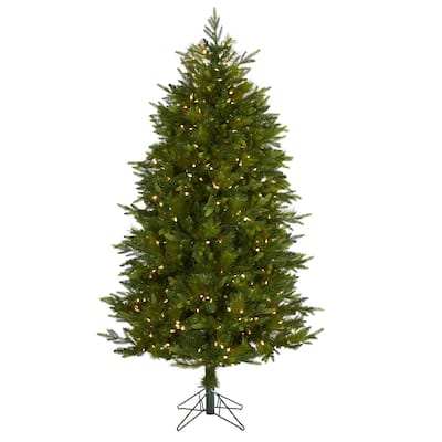 6' Hartford Fir Artificial Christmas Tree with 250 Warm (Multifunction) LED Lights