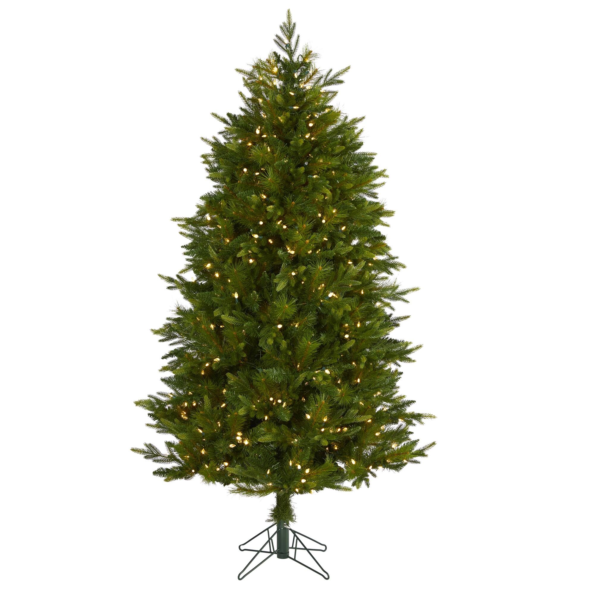 6' Hartford Fir Artificial Christmas Tree with 250 Warm (Multifunction