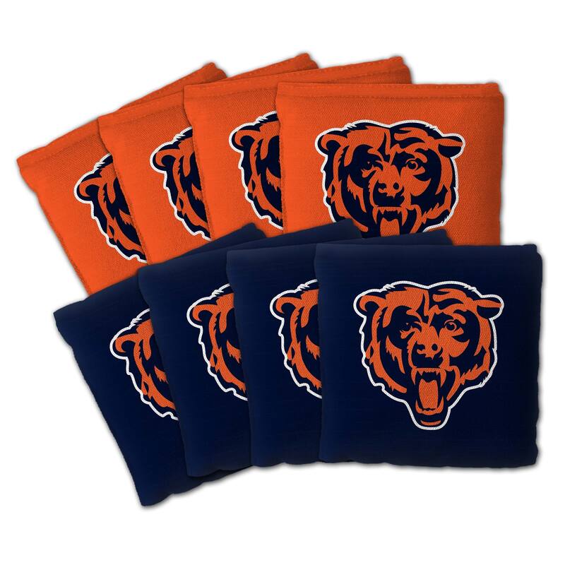 Chicago Bears NFL Dual Sided Pro Stop & Slide Cornhole Bags