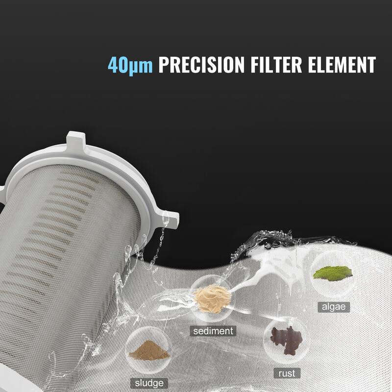 Spin Down Filter for Whole House Water Filtration Systems