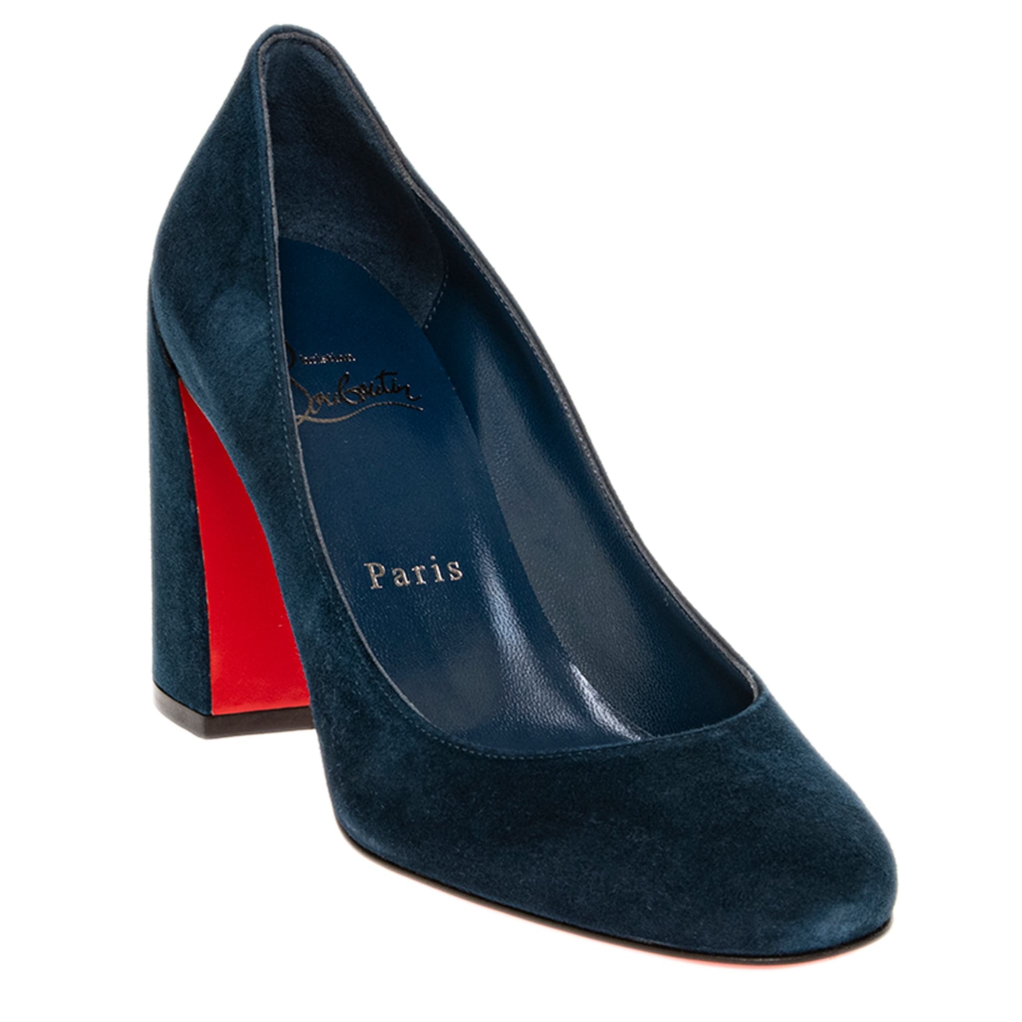 Christian Louboutin Miss Sab Pumps in Suede - Overstock - 43842044