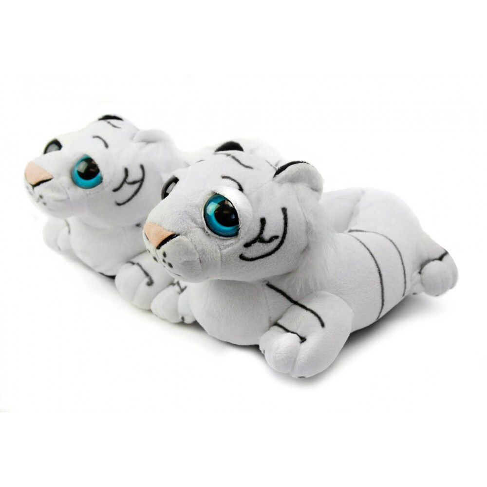 white tiger slippers