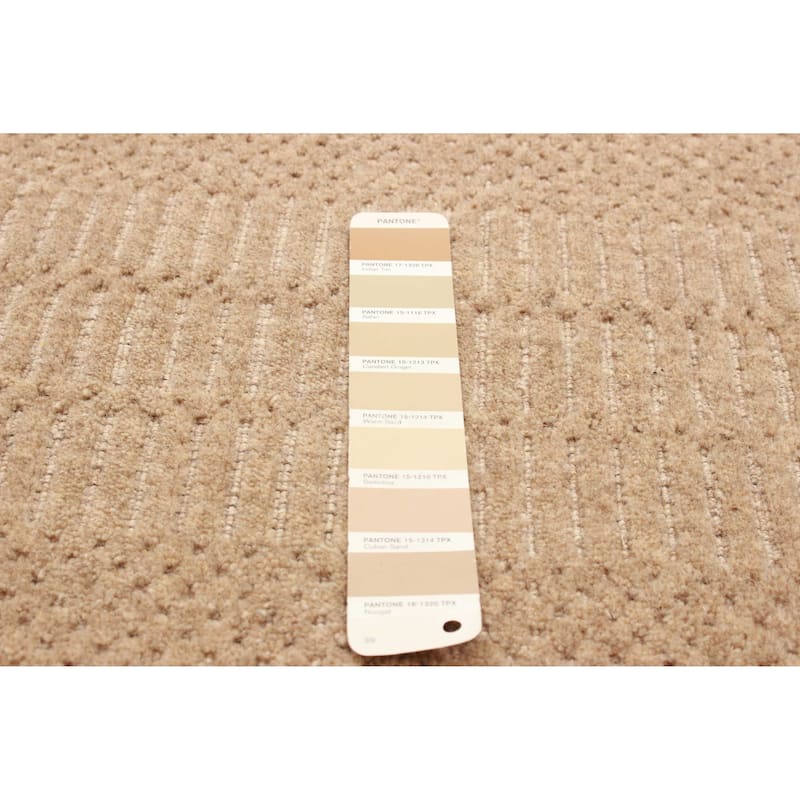 Kashkuli Gabbeh Tan Rug 4'0" x 4'0" - 4'0 x 4'0