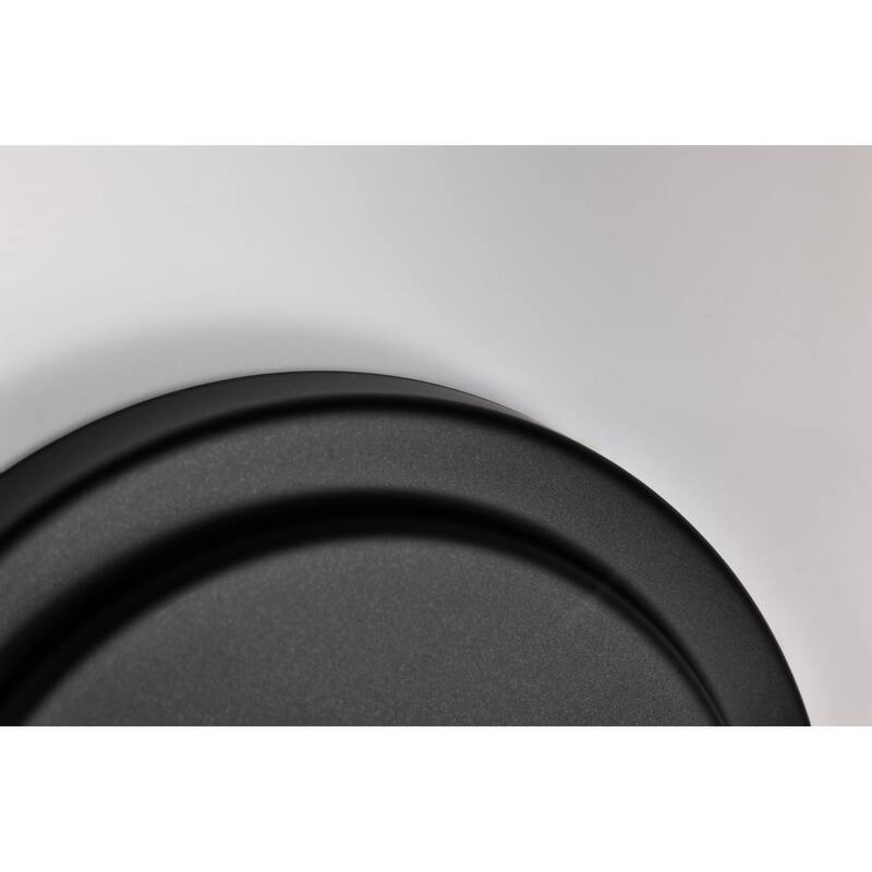 Solara 2 Light Vanity Matte Black Finish Frosted Ribbed Glass - Matte Black