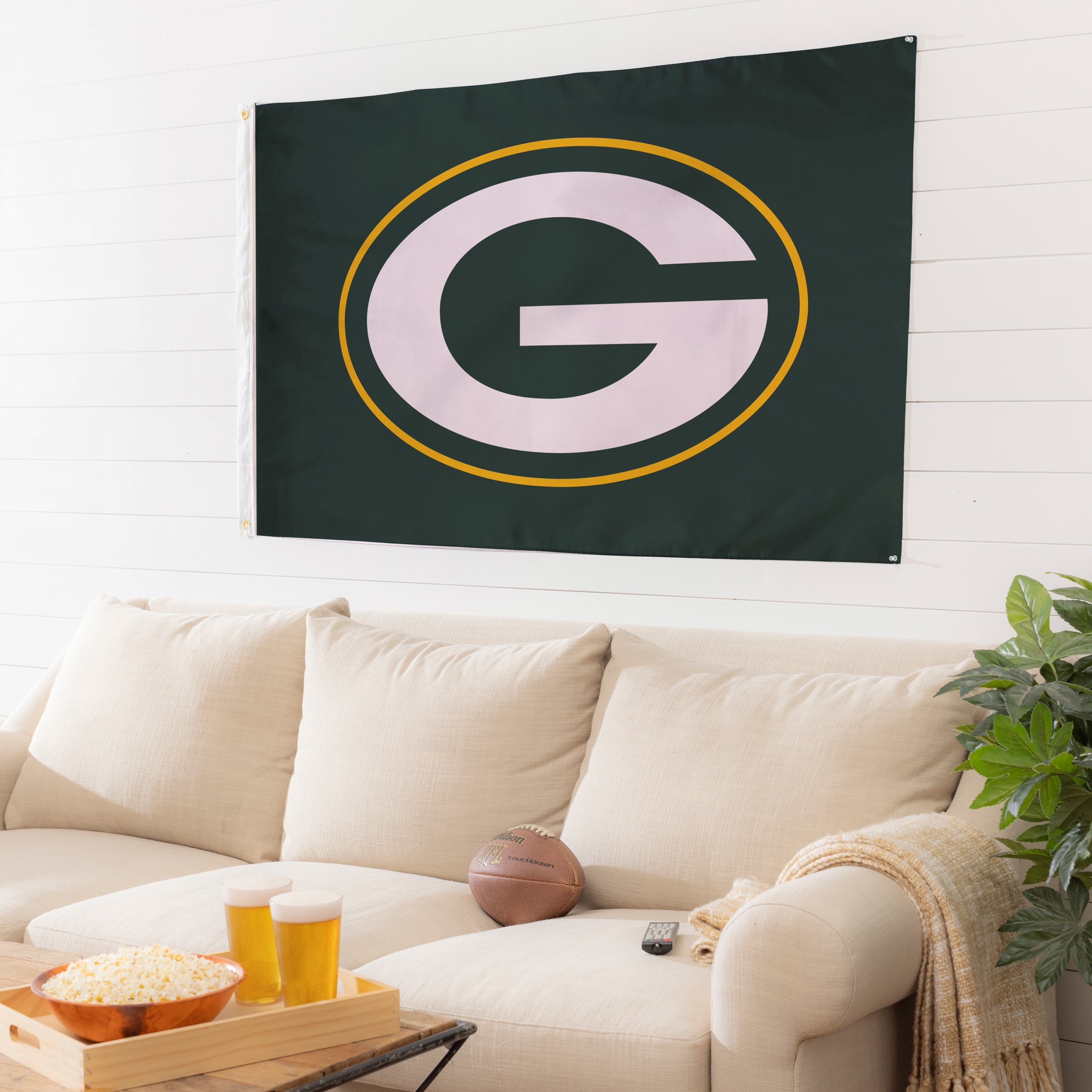 Green Bay Packers Single Sided Flag w/ 2 Grommets, 3'x5'
