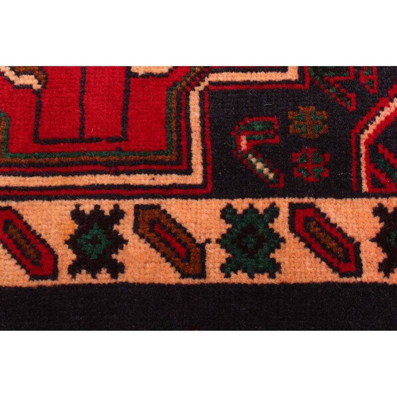 ECARPETGALLERY Hand-knotted Teimani Dark Navy Wool Rug - 2'9 x 4'6