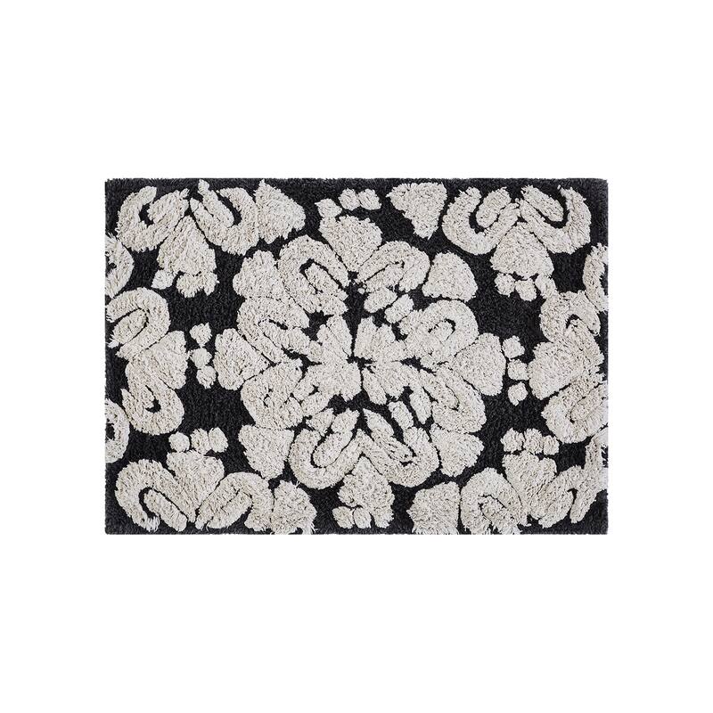 Better Trends 100% Cotton Soft & Super Absorbent Bathroom Rugs - Medallion Collection Non-Skid Latex Machine Washable Bath Mats