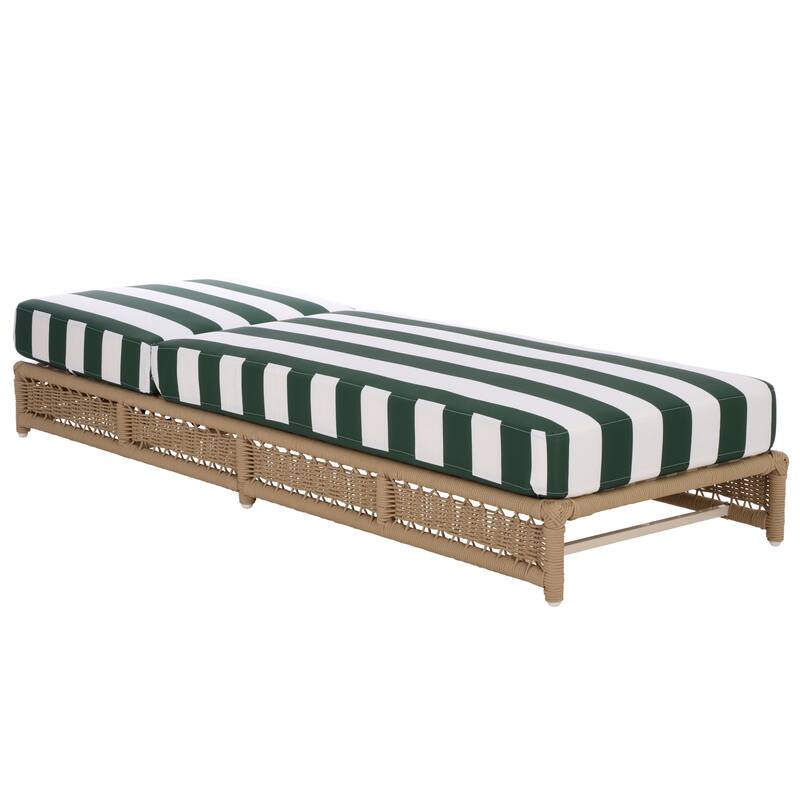 SAFAVIEH Outdoor Living Callan Lounger - 75"W x 26"D x 13"H