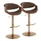 preview thumbnail 12 of 70, Carson Carrington Kanteborg Adjustable Bar Stool with Rounded T Footrest (Set of 2)