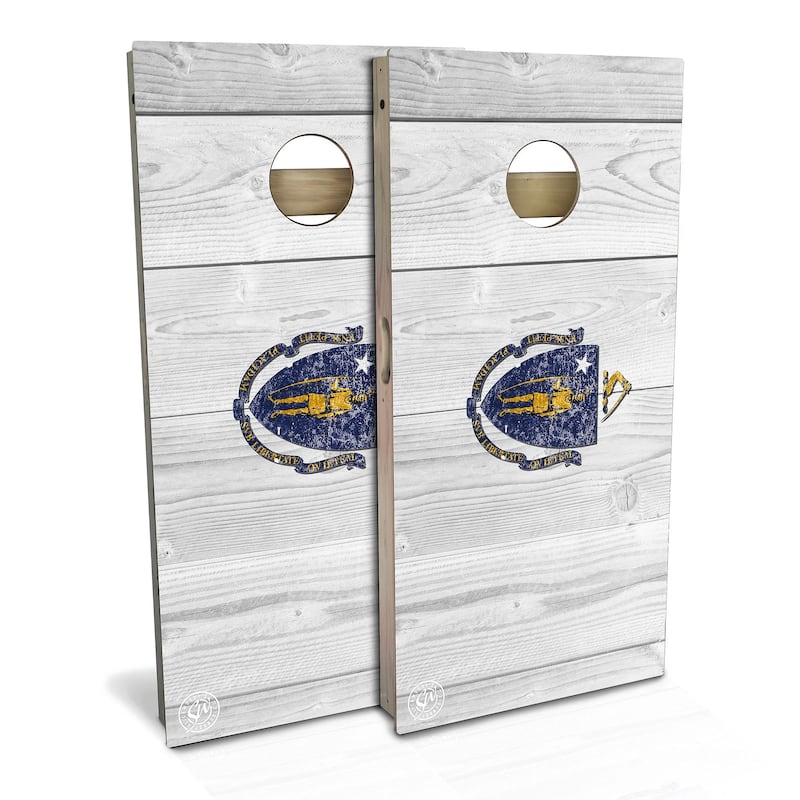 Massachusetts Cornhole Boards - Includes Wraps or Boards plus More - 2x4 Boards (24" x 48") - NO Accessories