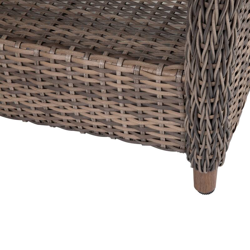 Mitchell 4-Piece Outdoor Aluminum Wicker Sofa Set