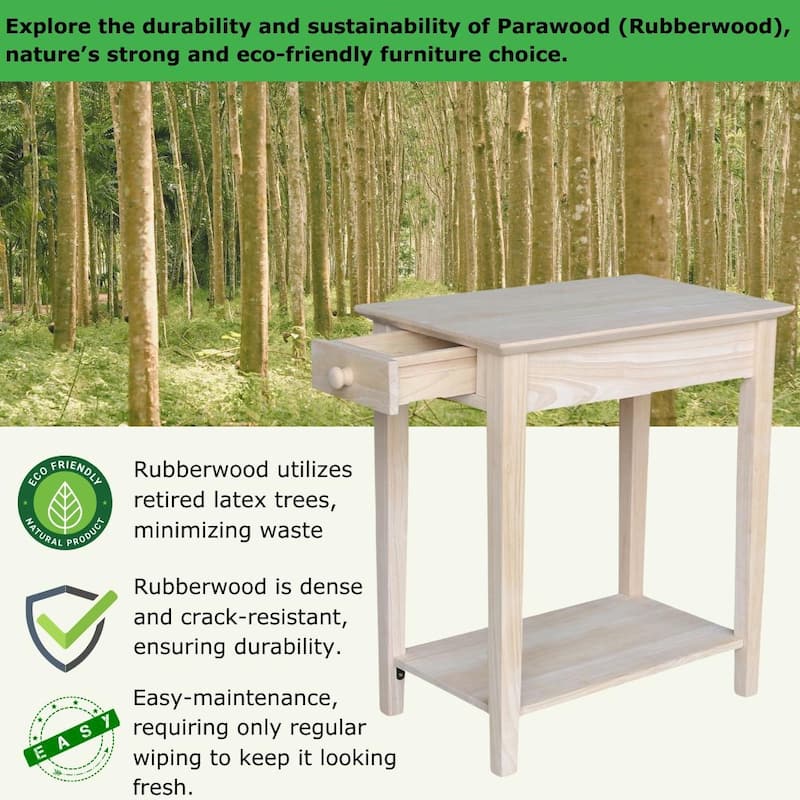 The Gray Barn Moonshine Narrow End Table - 22" x 14"