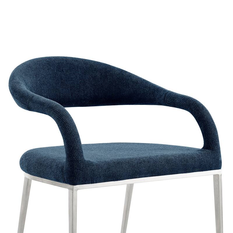 Morgan Upholstered Barrel Back Dining Chairs - Set of 2
