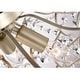 preview thumbnail 15 of 24, Jojospring Dalia Elegant Indoor 3-light Crystal Flush Mount 15.8 inches in diameter and 11.8 inches in height