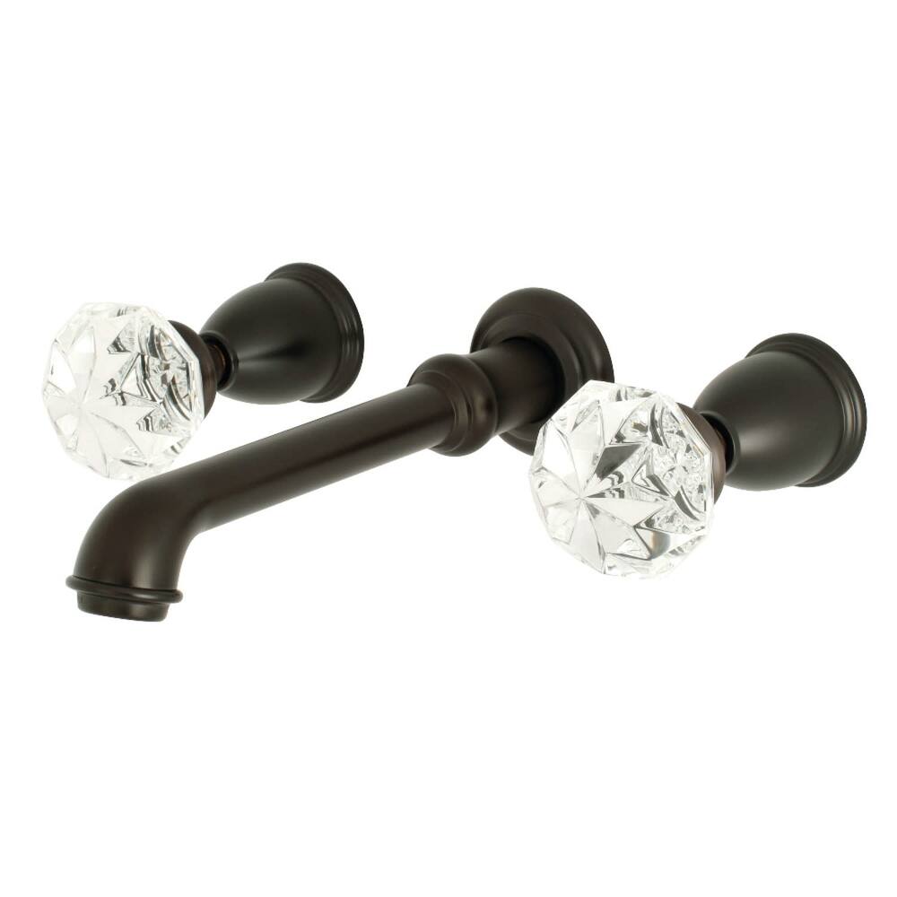 Kingston Brass Krystal Onyx 1.2 GPM Wall Mounted Bathroom Faucet with