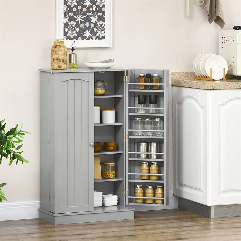41" Kitchen Pantry Storage Cabinet,Freestanding Kitchen Cabinet