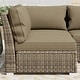 preview thumbnail 20 of 19, Corvus Oreanne 7-piece Patio Rattan Sectional Conversation Set