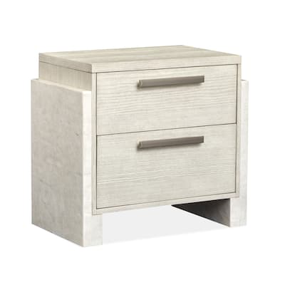Magnussen Home Lorelei Misty Cloud Drawer Nightstand