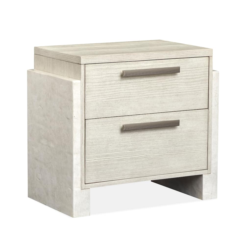 Magnussen Home Lorelei Misty Cloud Drawer Nightstand