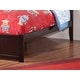 preview thumbnail 2 of 5, Portland Twin XL Platform Bed with Footboard and 2 Drawers in Espresso
