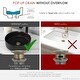 preview thumbnail 8 of 10, STYLISH Stainless Steel Bathroom Pop-Up Drain Without Overflow D-703G - Brushed Gold