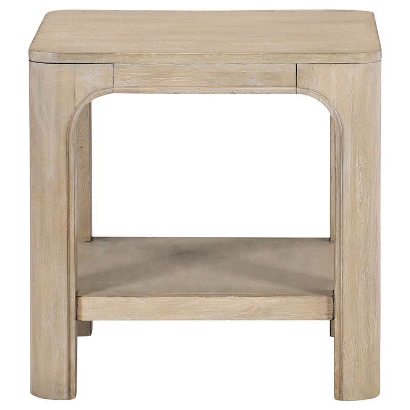 Solano Square Coffee Table Set Weathered Mango