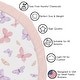 preview thumbnail 5 of 3, Sweet Jojo Designs Pink and Purple Shabby Chic Butterfly Girl Baby Tummy Time Playmat - Colorful Butterflies Pastel Watercolor