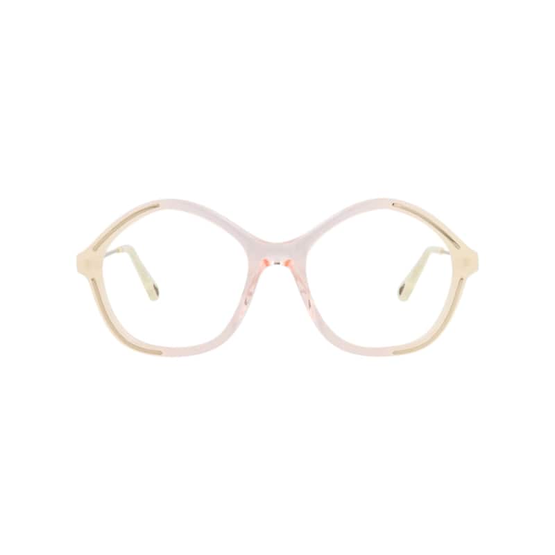 Chloé Square-Frame Bio Acetate Optical Frames - Yellow Gold Transparent - Multi