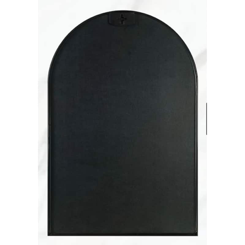 20x30 Inch Metal Framed Arched Bathrrom Mirror