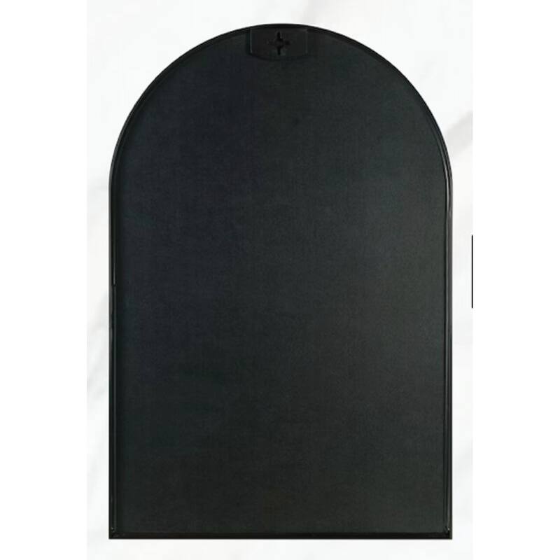 24x36 Inch Metal Framed Arched Bathrrom Mirror