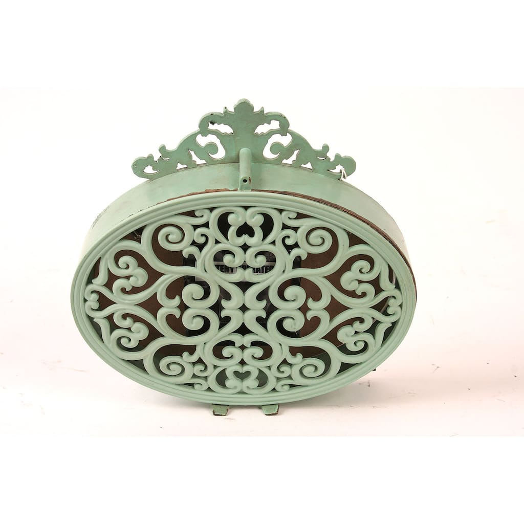 Decorative Pewter Mantel Clock