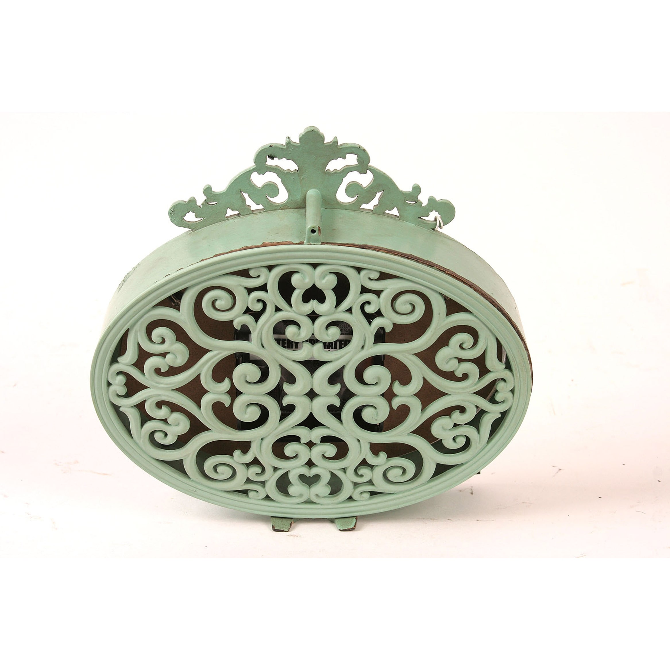 Decorative Pewter Mantel Clock