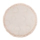 preview thumbnail 3 of 5, Violet Floral Ruffle Quilted Baby Play Mat - Beige