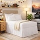 preview thumbnail 3 of 8, Space Saver Tailored Underbed Storage 21-inch Bedskirt California King