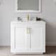 Option White / White Quartz Top / Brushed Gold Hardware