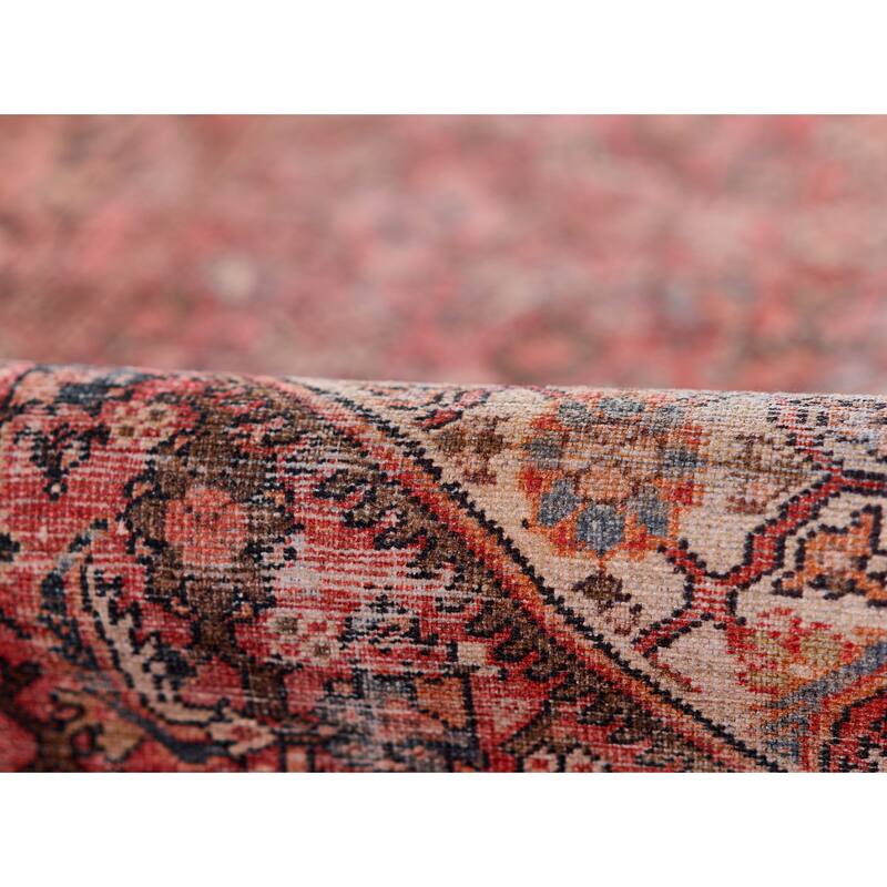 Momeni Afshar Traditional Medallion Polyester Area Rug