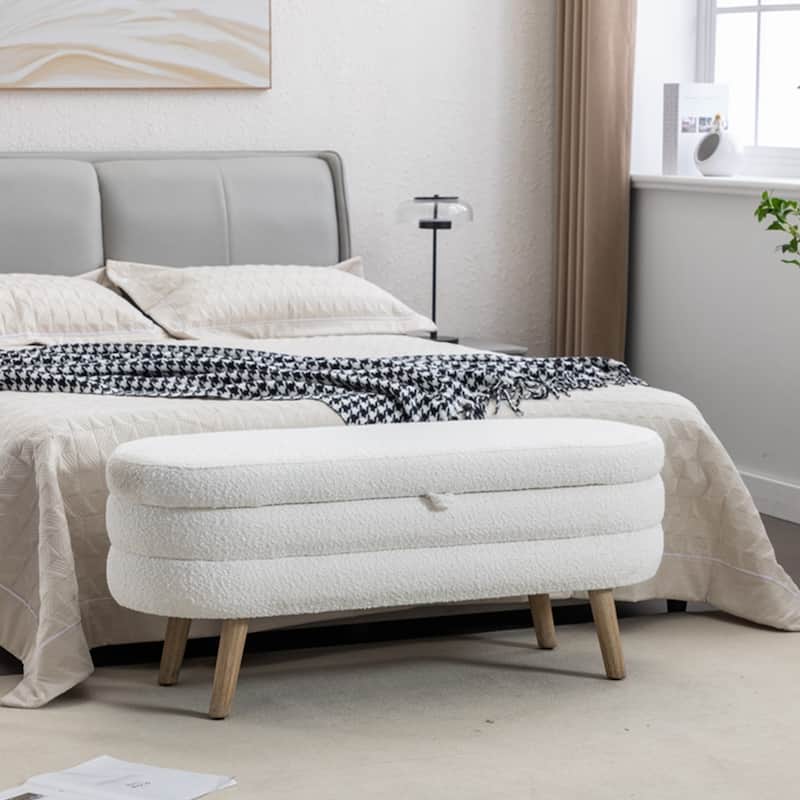 Storage Bench Bedroom Bench With Wood Legs