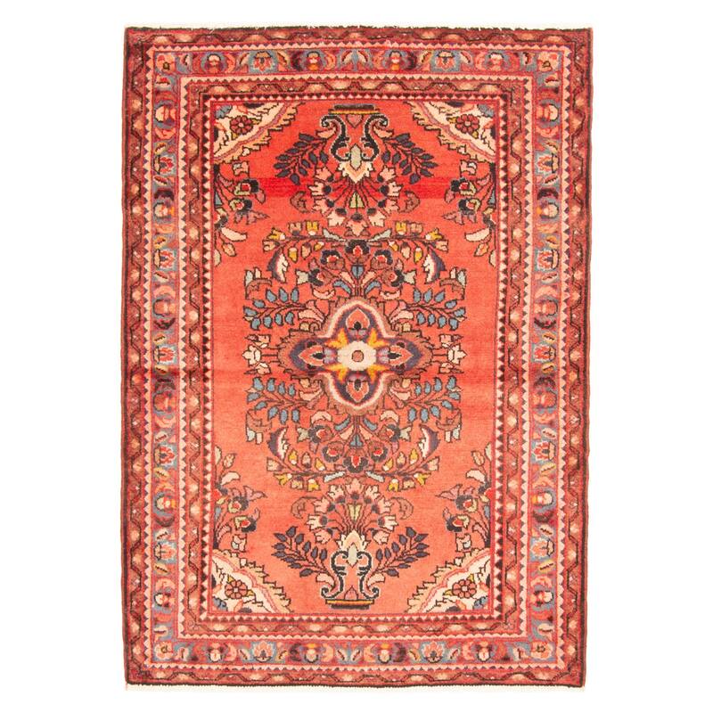 ECARPETGALLERY Hand-knotted Anadol Red Wool Rug - 3'5 x 5'0