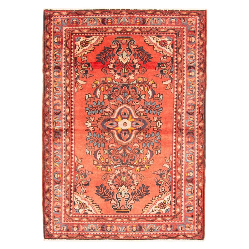 ECARPETGALLERY Hand-knotted Anadol Red Wool Rug - 3'5 x 5'0