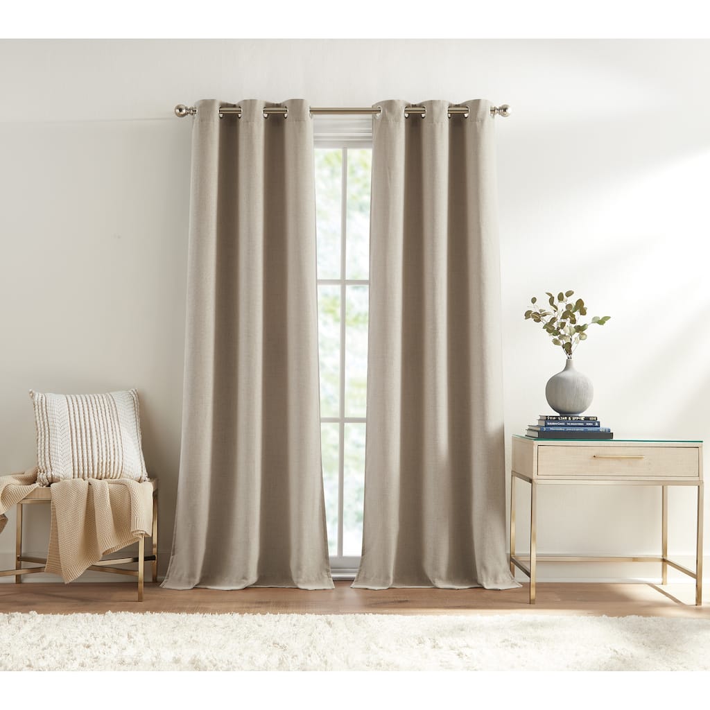 Tommy Hilfiger Hudson Grommet Curtain Panel Pair