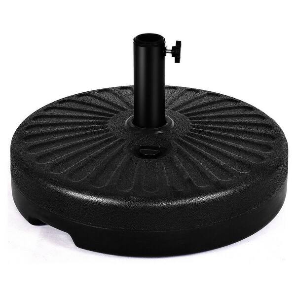Shop Costway 20 Round 23l Water Filled Umbrella Base Stand Self