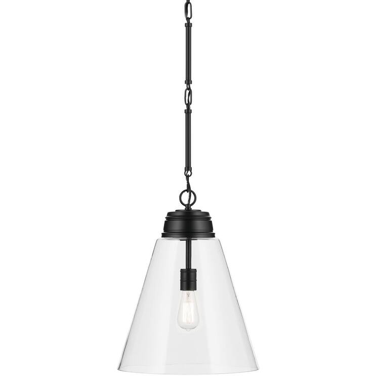 Kichler 52662CLR Marsailli 16" Wide Pendant with Clear Glass Shade