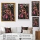preview thumbnail 4 of 4, Designart "Elegant Boxer LIVIng In Luxury" Fashion Woman Canvas Art Framed Canvas Wall Art - Modern Wall Decor Art