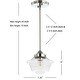 preview thumbnail 58 of 66, Cleo Adjustable Drop Metal/Glass LED Pendant, by JONATHAN Y