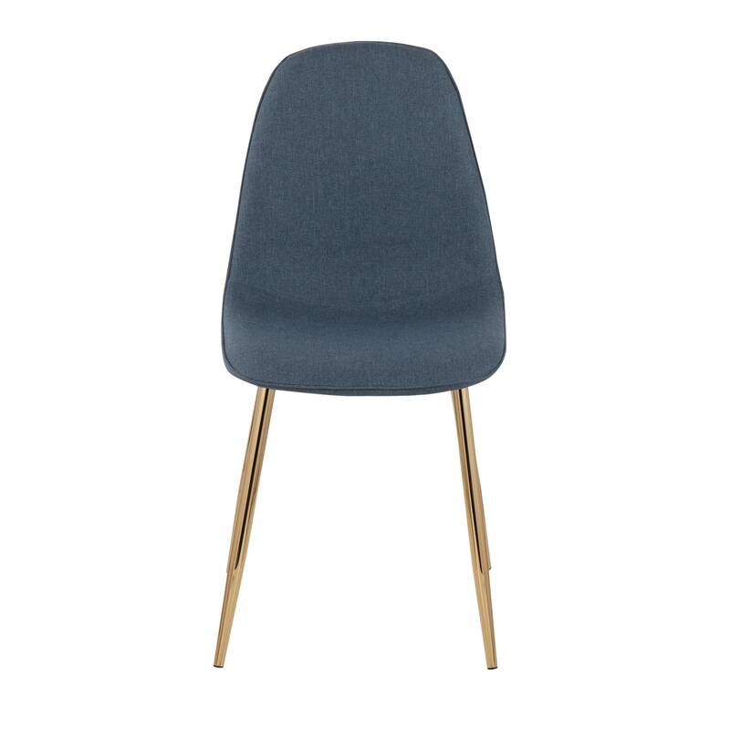 Silver Orchid Stone Gold Dining Chair - Set of 2