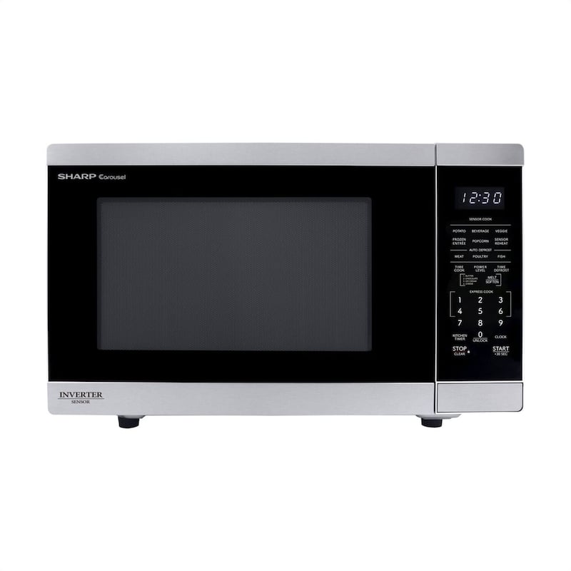 Sharp 1.4 CF Countertop Microwave Oven, Orville Redenbacher's Certified