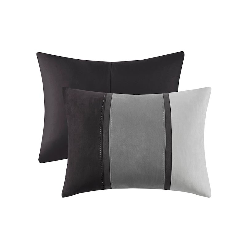 Madison Park Hanover 7 Piece Faux Suede Comforter Set