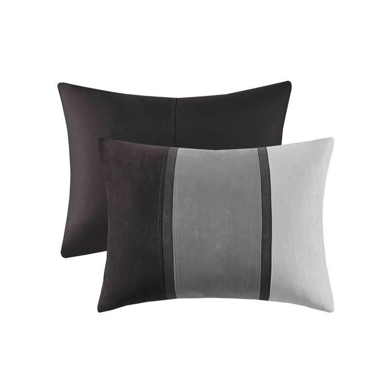 Madison Park Hanover 7 Piece Faux Suede Comforter Set